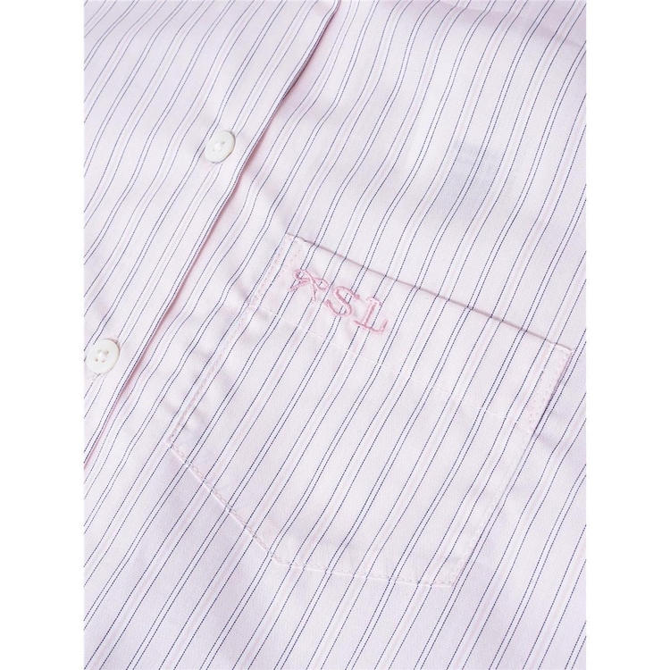 샌디리앙 Wilbur 코튼 스트라이프 셔츠 F24T005-F066 Pink Multi