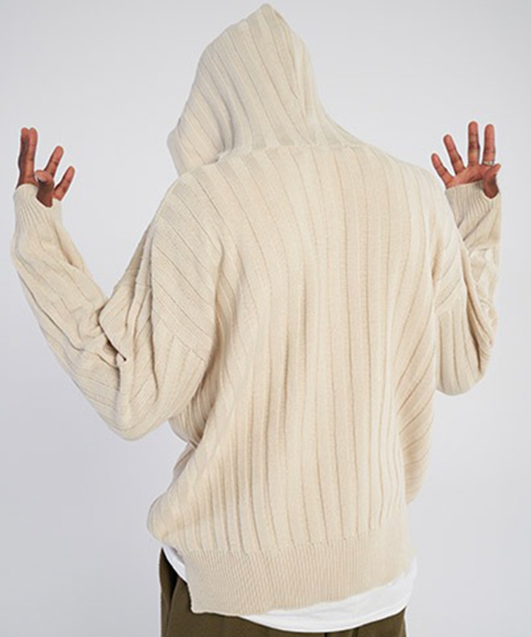 semi burton hooded knitwear_Beige