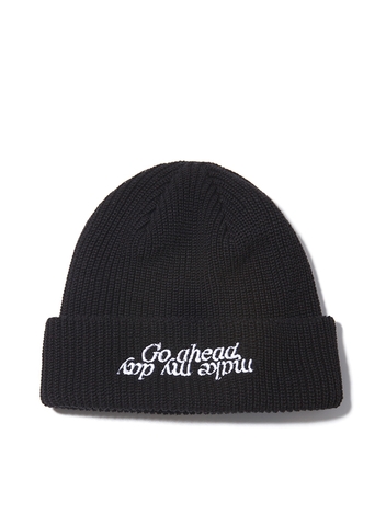 24 GO AHEAD BEANIE-BLACK