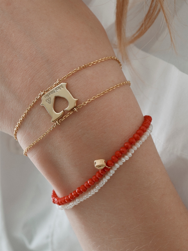 Bread Clip Chain Bracelet