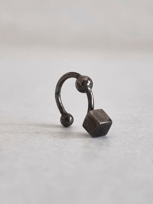 Black Square Earcuffs