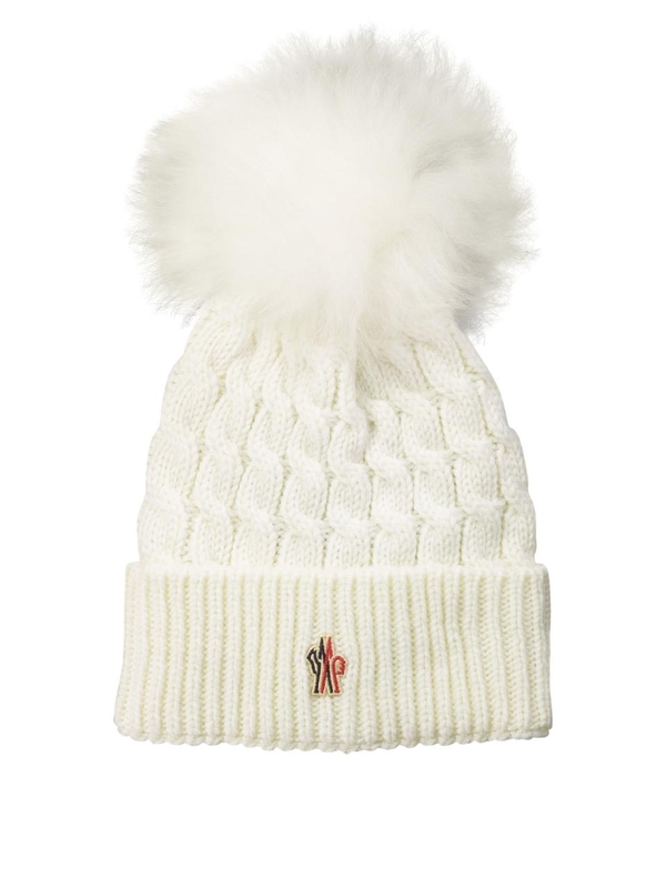 몽클레르 FW24 Wool beanie 3B00008-0402A002 White