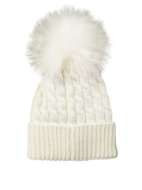 몽클레르 FW24 Wool beanie 3B00008-0402A002 White