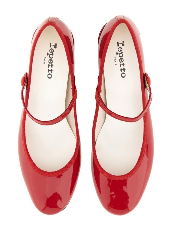 레페토 FW24 PUMP MARY JANE ROSE V1413_V550 RED