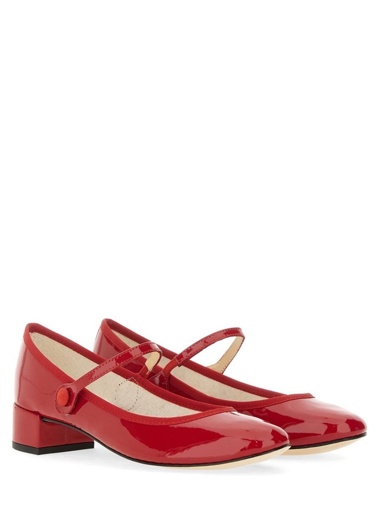 레페토 FW24 PUMP MARY JANE ROSE V1413_V550 RED