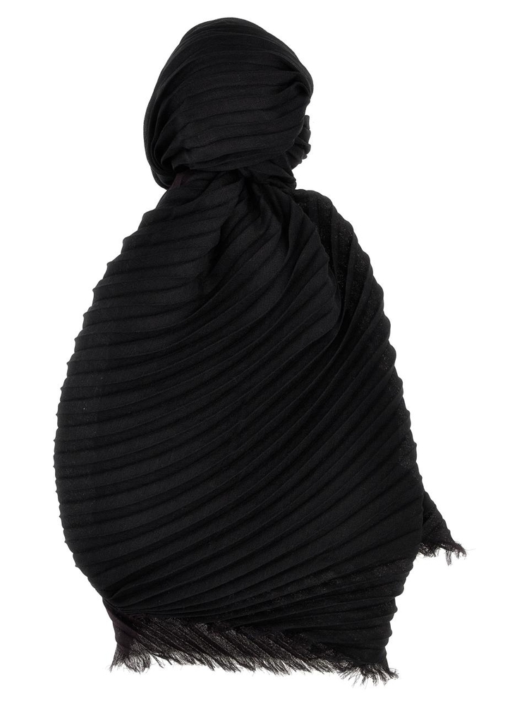 이세이미야케 FW24 Double Pleats stole IM48AD10515 Black  