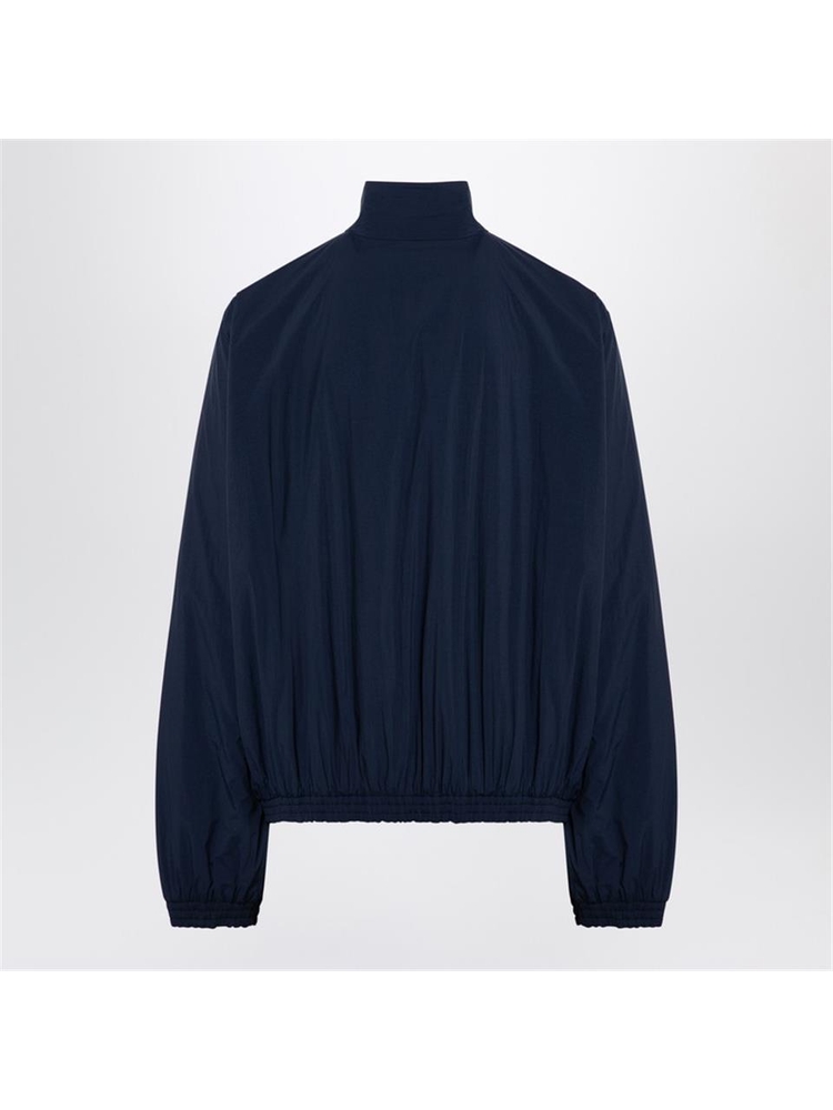 발렌시아가 FW24 Balenciaga Loop Sports Icon navy blue tracksuit jacket 808809TRO32 Blue