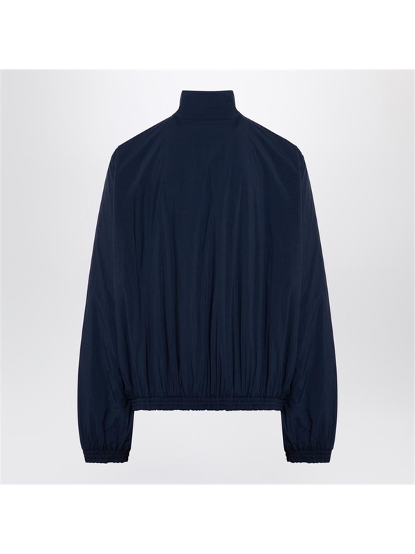 발렌시아가 FW24 Balenciaga Loop Sports Icon navy blue tracksuit jacket 808809TRO32 Blue