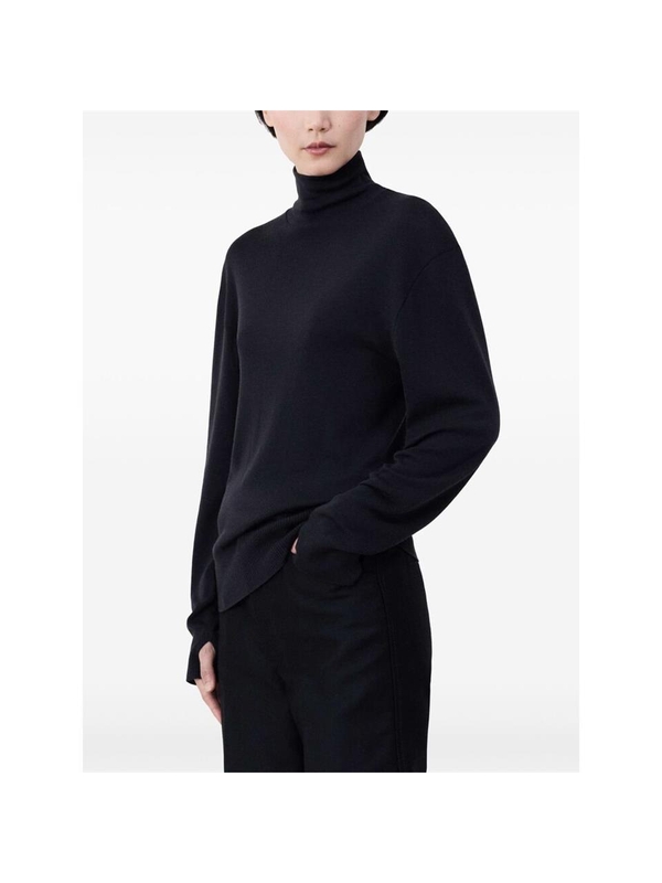 르메르 FW24 Sweater Lemaire TO1280 LK1032 MU163 BLACK