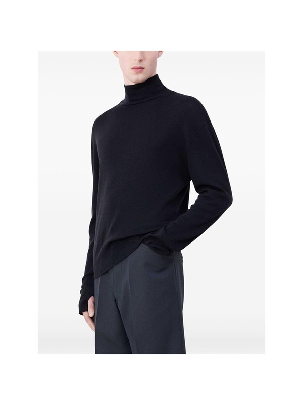 르메르 FW24 Sweater Lemaire TO1280 LK1032 MU163 BLACK