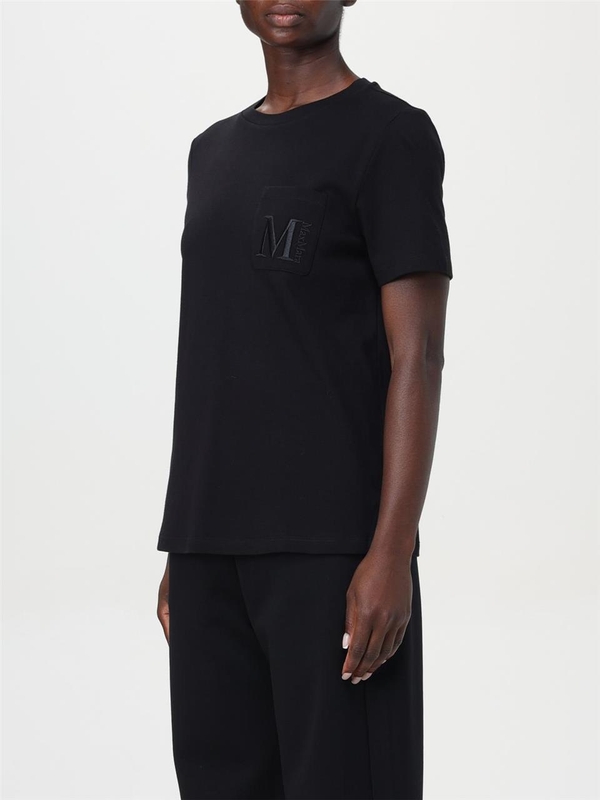 S 막스마라 FW24 T-shirt Monogram s Max Mara 2429976011600 005 Black