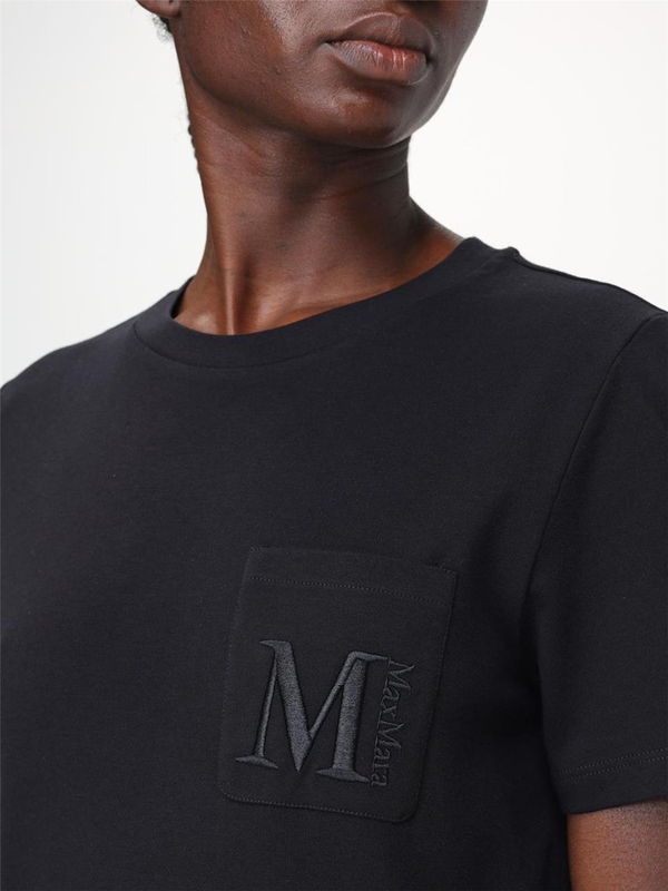 S 막스마라 FW24 T-shirt Monogram s Max Mara 2429976011600 005 Black