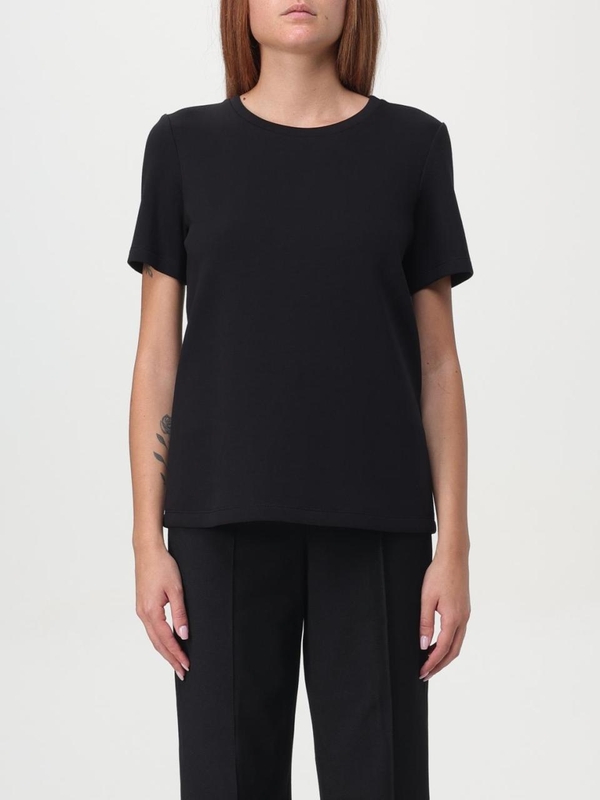 S 막스마라 FW24 T-shirt S Max Mara in cotton jersey 2429976021600 010 Black