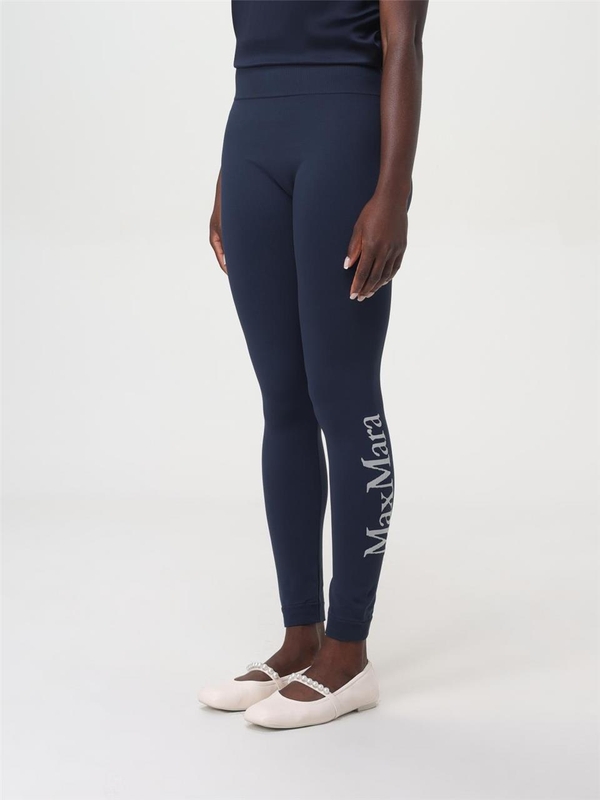 S 막스마라 FW24 Leggings con logo s Max Mara 2429816011600 006 Blue