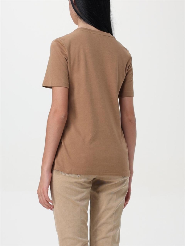 S 막스마라 FW24 T-shirt Monogram s Max Mara 2429976011600 003 Camel