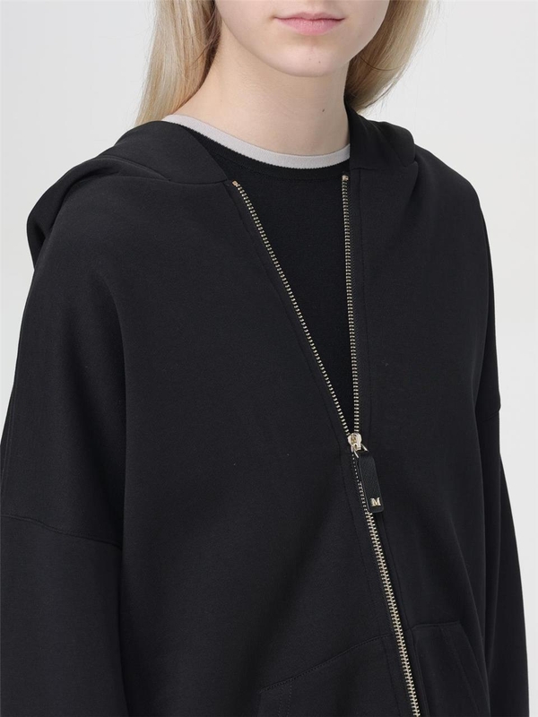 S 막스마라 FW24 s Max Mara Zip Up Hoodie 2429916011600 010 Black