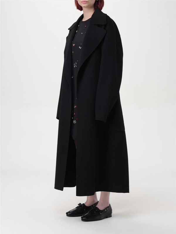 막스마라 스포트막스 FW24 Sportmax long wool coat 2422016031600 013 Black