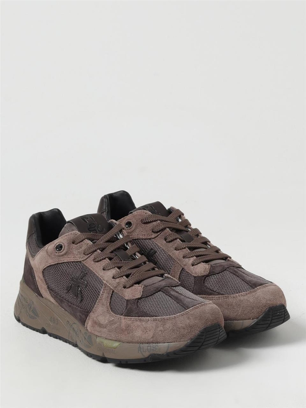 프리미아타 FW24 Mase Premiata Sneakers in Leather and Nylon MASE  6875 Brown