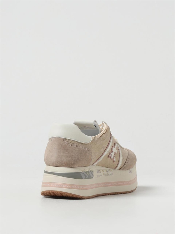 프리미아타 FW24 Beth Premiata Leather Sneakers BETH  7039 Beige