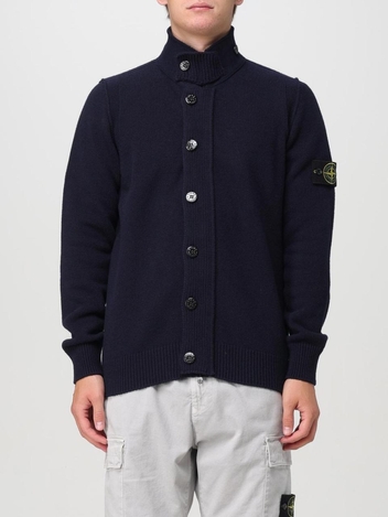 스톤아일랜드 FW24 Stone Island Buttoned Wool Blend Cardigan 8115547A3 A0020 Navy Blue