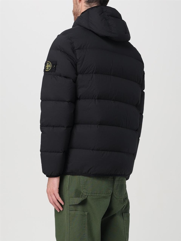 스톤아일랜드 FW24 Stone Island Padded Down Jacket with Hood 811543128 V0029 Black