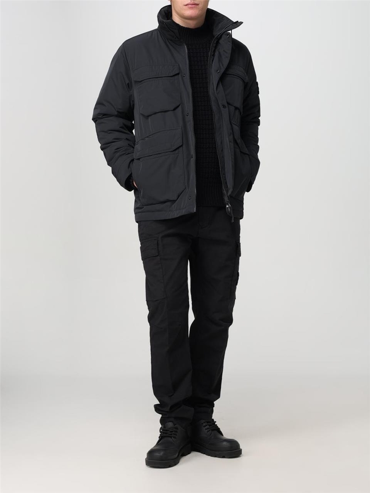 스톤아일랜드 FW24 Stone Island Recycled Polyester Cargo Jacket 811543626 V0029 Black