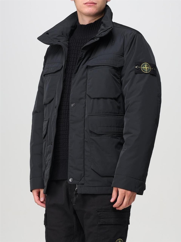 스톤아일랜드 FW24 Stone Island Recycled Polyester Cargo Jacket 811543626 V0029 Black