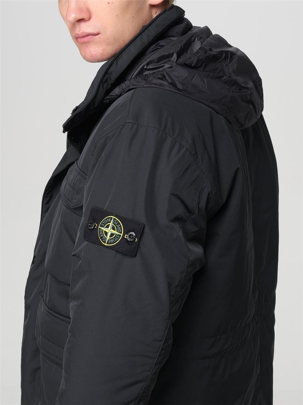 스톤아일랜드 FW24 Stone Island Recycled Polyester Cargo Jacket 811543626 V0029 Black