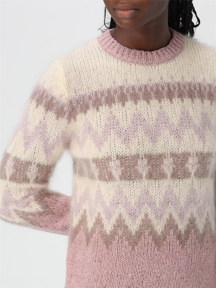 울리치 FW24 Woolrich Crewneck Sweater CFWWKN0298FRUF0702 7006 Pink