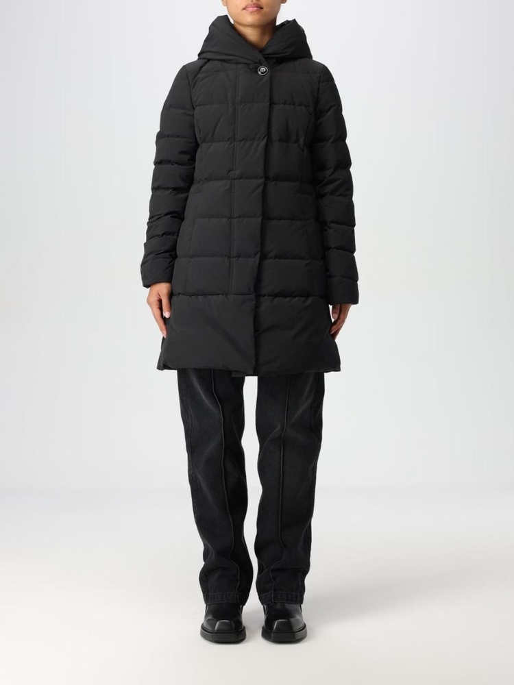 울리치 FW24 Woolrich hooded down jacket CFWWOU0685FRUT3128 100 Black