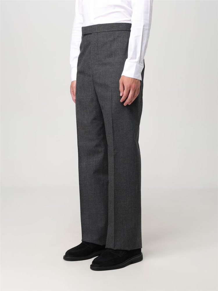 톰 브라운 FW24 Thom Browne Tailored Trousers in Virgin Wool MTC226AF0582 25 Gray