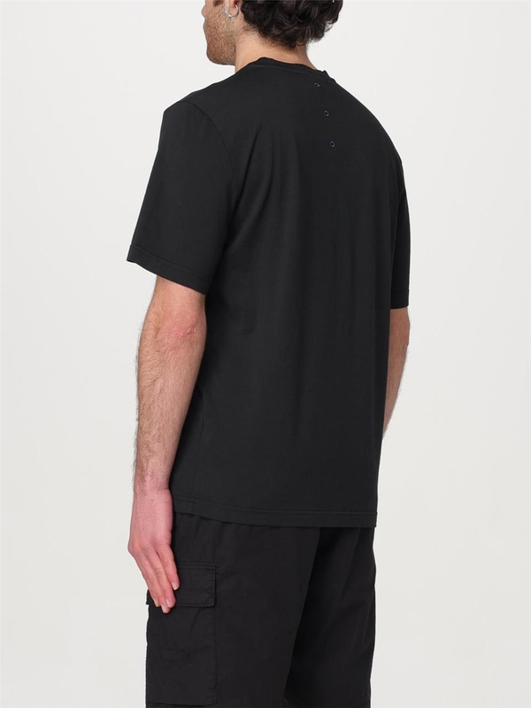 프리미아타 SS24 Premiata cotton T-shirt with holes PR360 200 Black