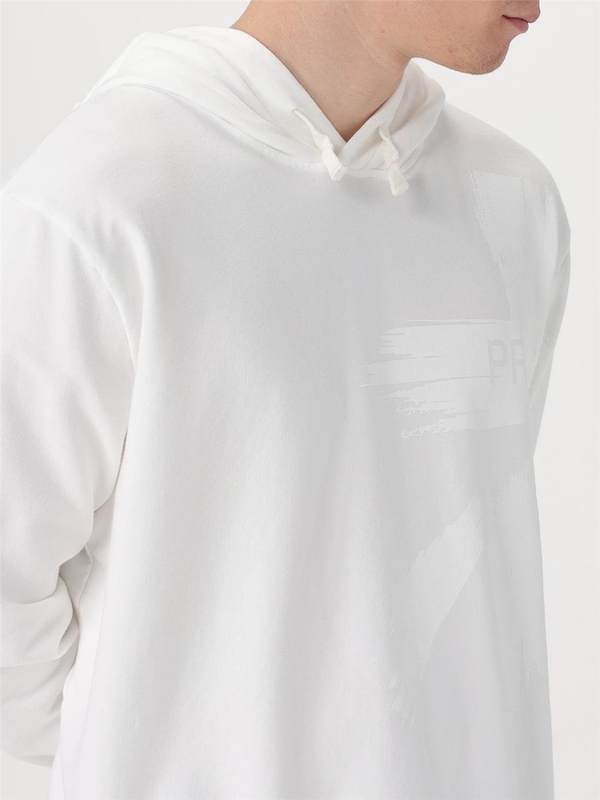 프리미아타 SS24 Premiata Stretch Cotton Sweatshirt PR352 0 White