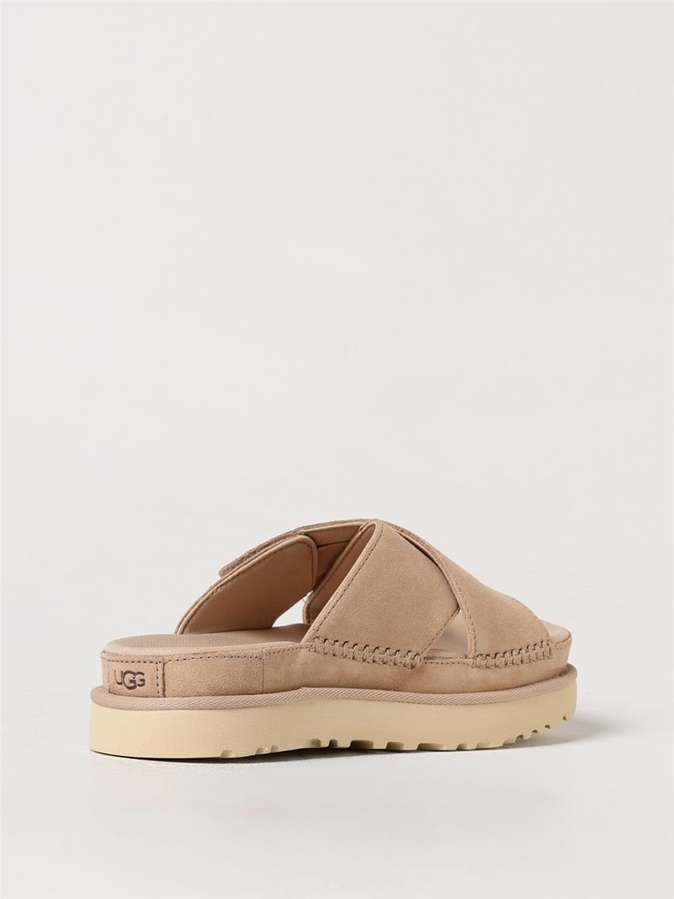 어그 SS24 Goldenstar Ugg Suede Sandal 1137910 DRI Beige