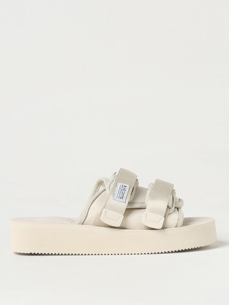 수이코크 SS24 Sliders Moto Po Suicoke in nylon OG056PO CHALK White