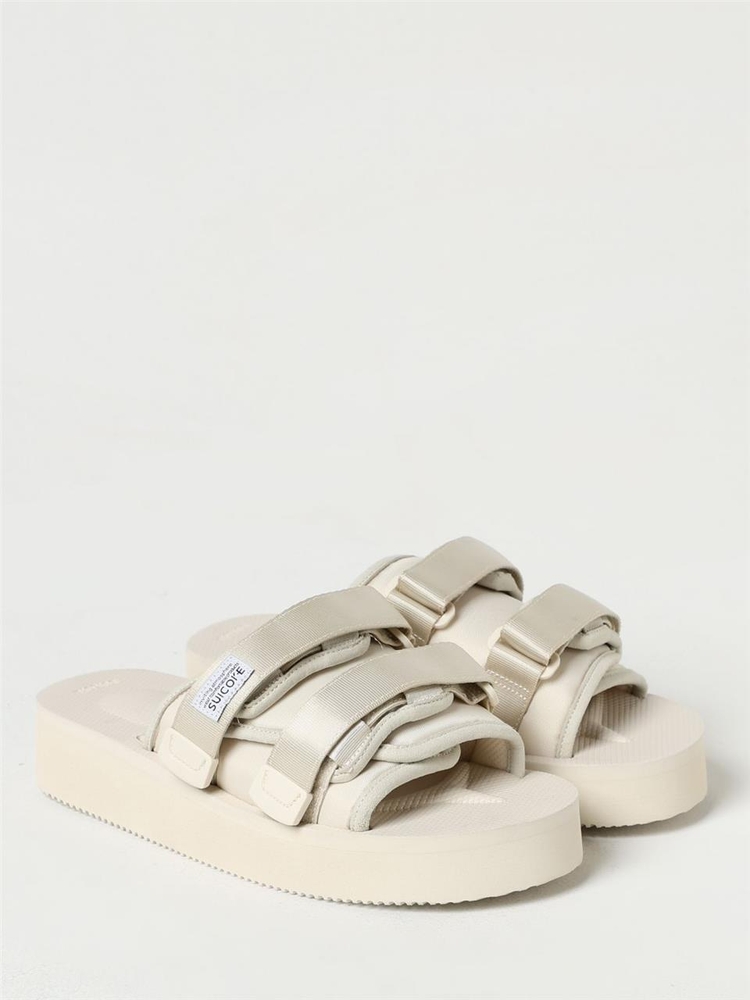 수이코크 SS24 Sliders Moto Po Suicoke in nylon OG056PO CHALK White