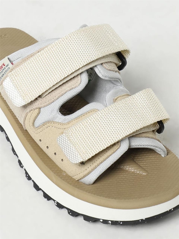 수이코크 SS24 Mogi Suicoke Suede and Mesh Sandal OG367TR BGG Beige