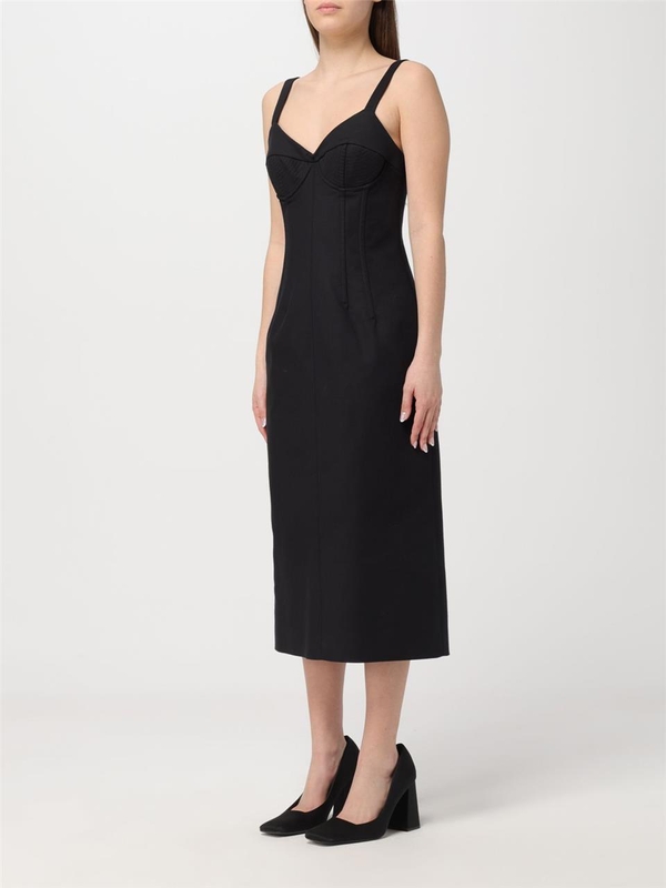 막스마라 스포트막스 SS24 Sportmax womens dress 2412221024600 004 Black