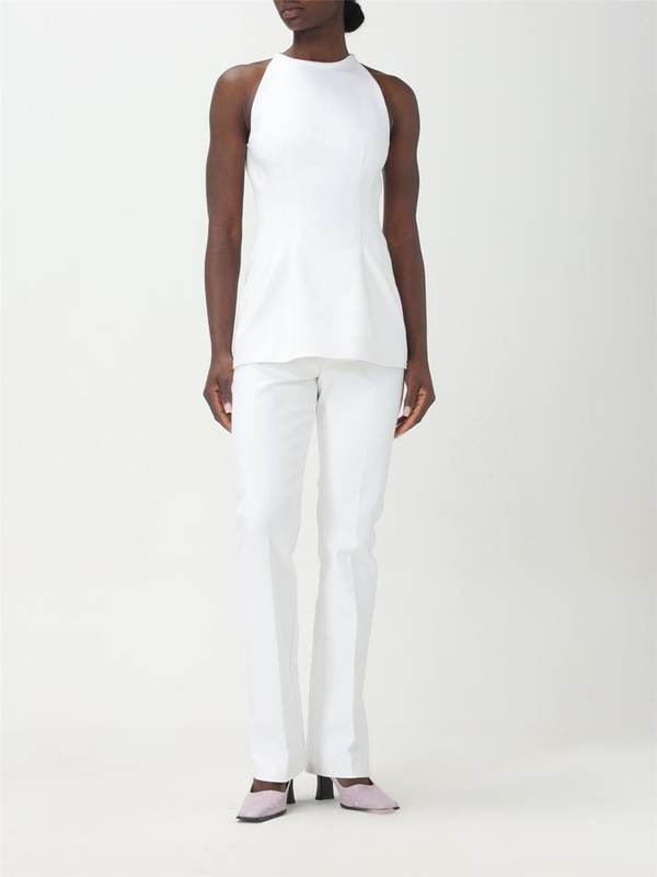 막스마라 스포트막스 SS24 Sportmax womens trousers 2412131014600 001 White