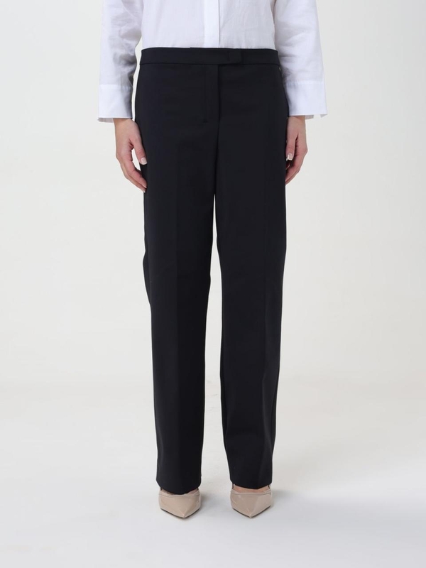 S 막스마라 SS24 S Max Mara trousers in cotton blend 2419131081600 002 Black