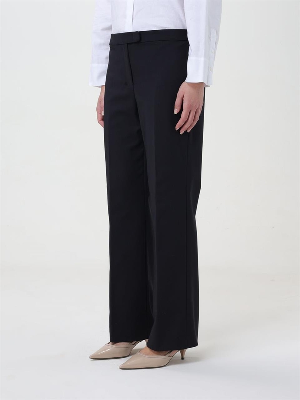 S 막스마라 SS24 S Max Mara trousers in cotton blend 2419131081600 002 Black