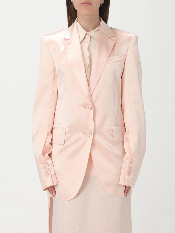 막스마라 스포트막스 SS24 Sportmax Satin Blazer 2412041072600 002 Powder Pink