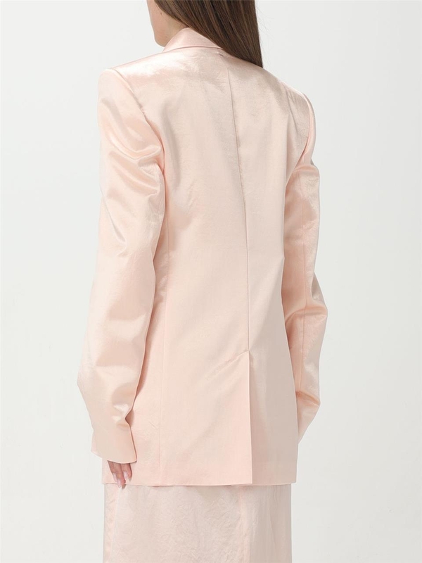 막스마라 스포트막스 SS24 Sportmax Satin Blazer 2412041072600 002 Powder Pink