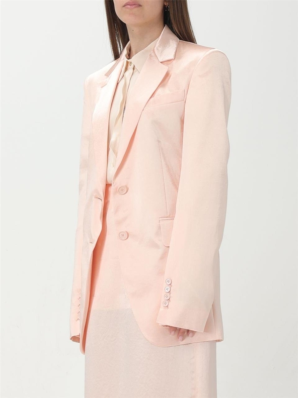 막스마라 스포트막스 SS24 Sportmax Satin Blazer 2412041072600 002 Powder Pink