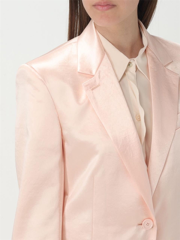 막스마라 스포트막스 SS24 Sportmax Satin Blazer 2412041072600 002 Powder Pink