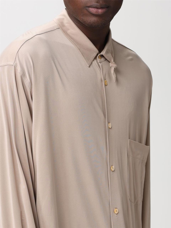 마리아노 FW23 Magliano shirt in stretch cupro with drawstring Q28013425LH25 52 Beige