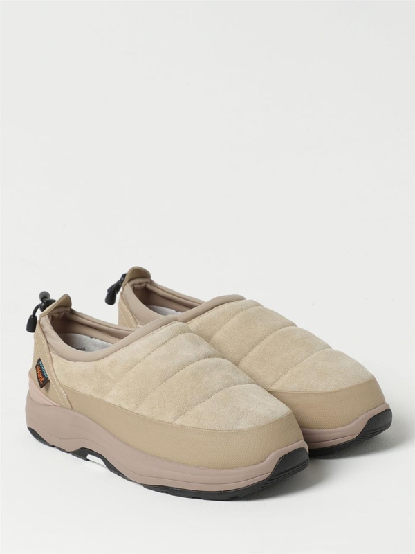 수이코크 FW23 Pepper Suicoke Quilted Suede Sneakers OG235Sev BG Beige