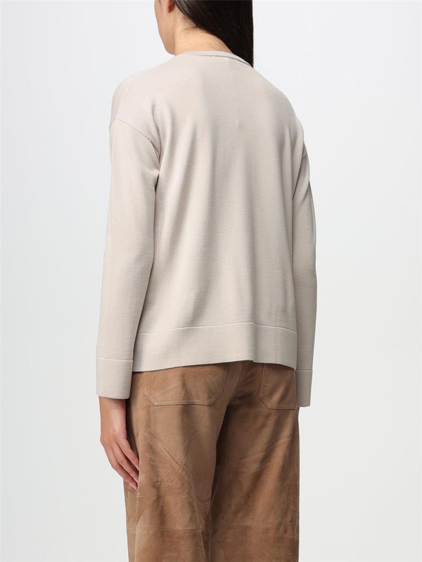 S 막스마라 FW23 S Max Mara pullover in virgin wool 2393660639600 001 Natural