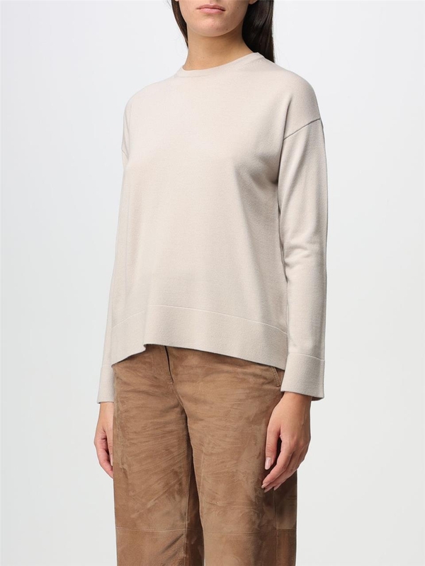 S 막스마라 FW23 S Max Mara pullover in virgin wool 2393660639600 001 Natural