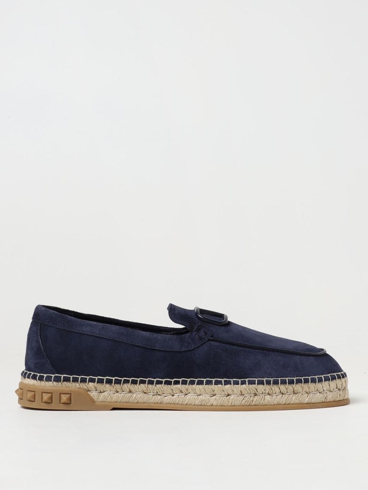 발렌티노 가라바니 FW23 Valentino Garavani Leisure Flows Suede Espadrilles 3Y2S0H21HDU M30 Blue